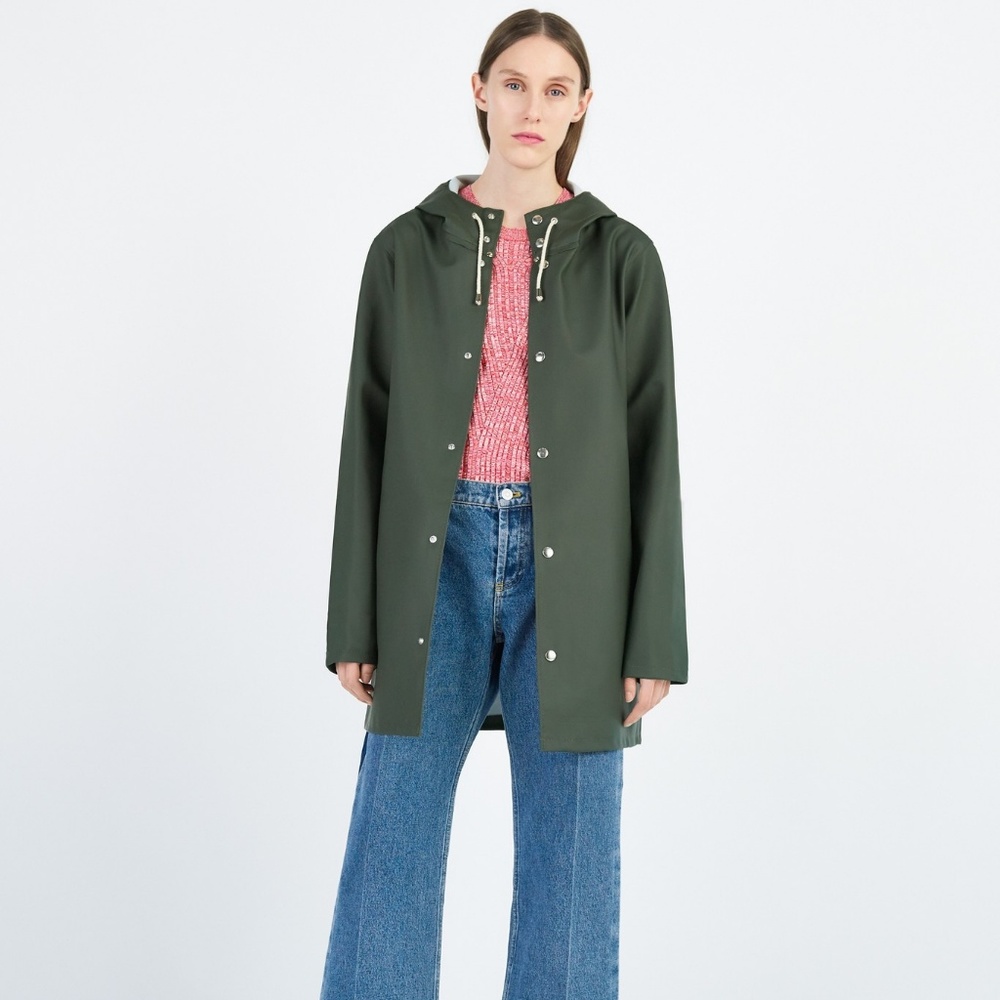 Stutterheim Green Raincoat